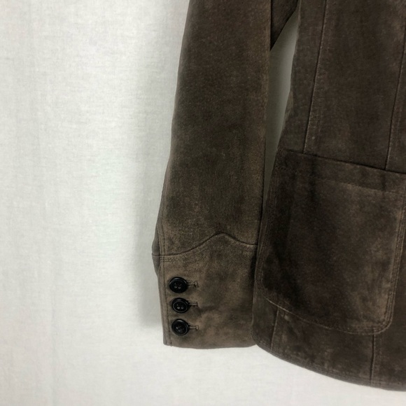 VINTAGE genuine suede blazer - Picture 6 of 11